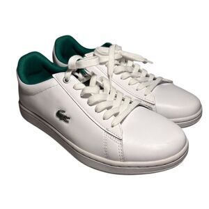 Lacoste’s Men's Hydez Leather Sneakers White Size 7 Casual Shoes
